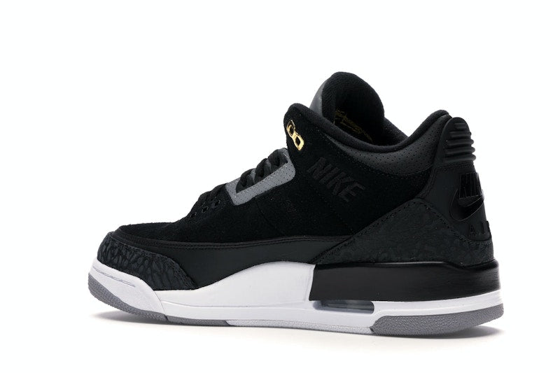 Jordan 3 Retro Tinker Black Cement Gold