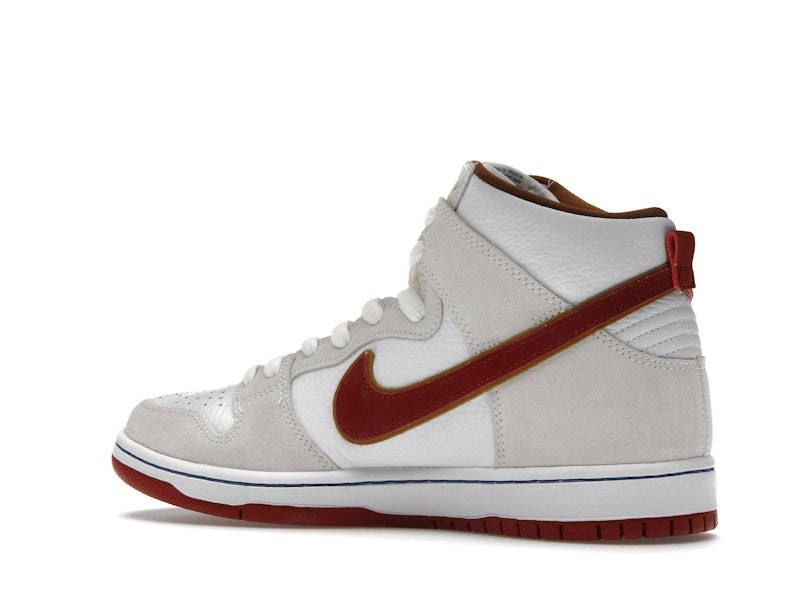 Nike SB Dunk High Sail Bright Crimson