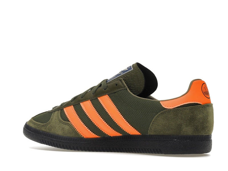 adidas Barrowland SPZL Dust Green Signal Orange