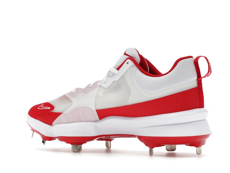 Nike Force Zoom Trout 9 Pro White Team Red University Red