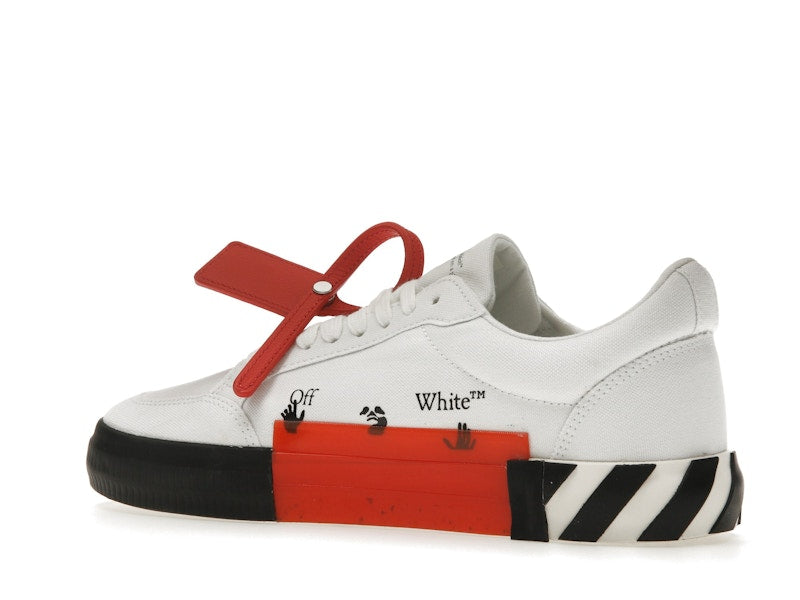OFF-WHITE Vulcanized Low White Teal Canvas