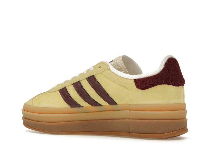 adidas Gazelle Bold Almost Yellow Maroon (Women's)