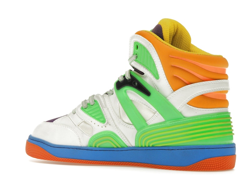 Gucci Basket White Demetra Green Purple Orange Blue