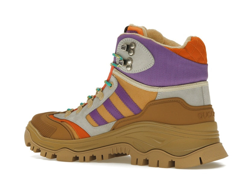 Gucci x Adidas Laced Up Boots Brown Purple (Women's)