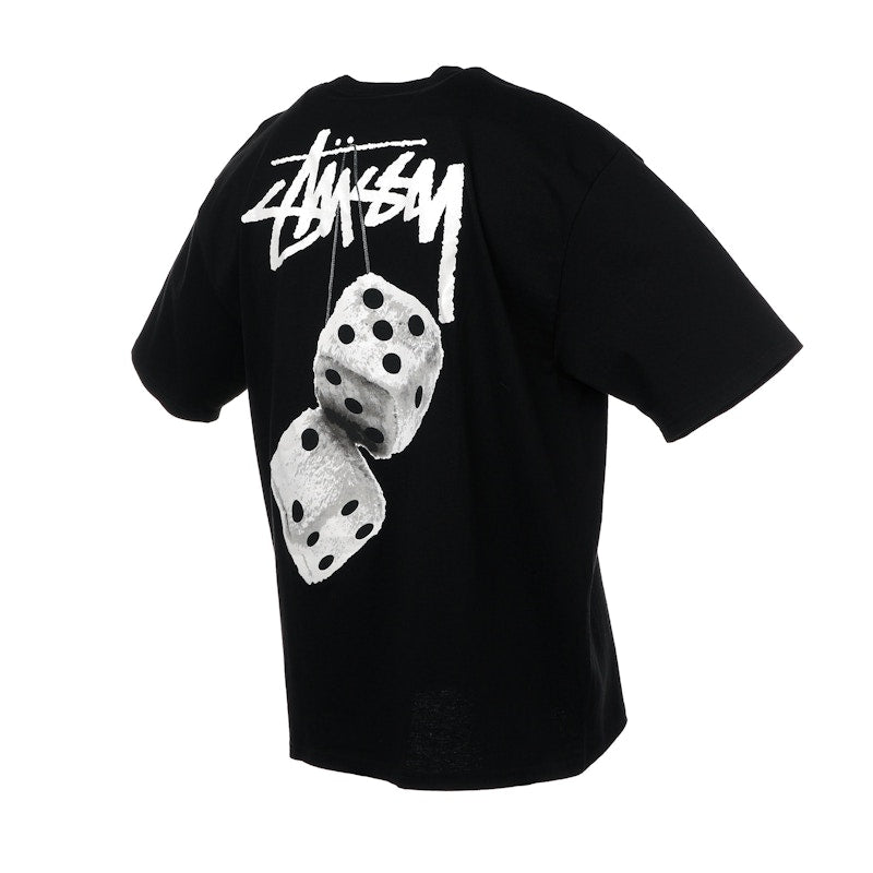 Stussy Fuzzy Dice Tee Black