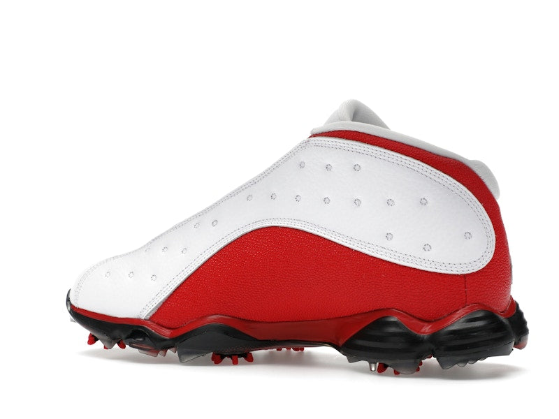Jordan 13 Retro Golf Cleat White Red