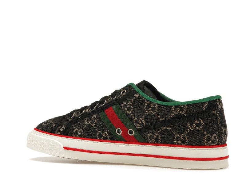 Gucci Tennis 1977 GG Logo Black Multi
