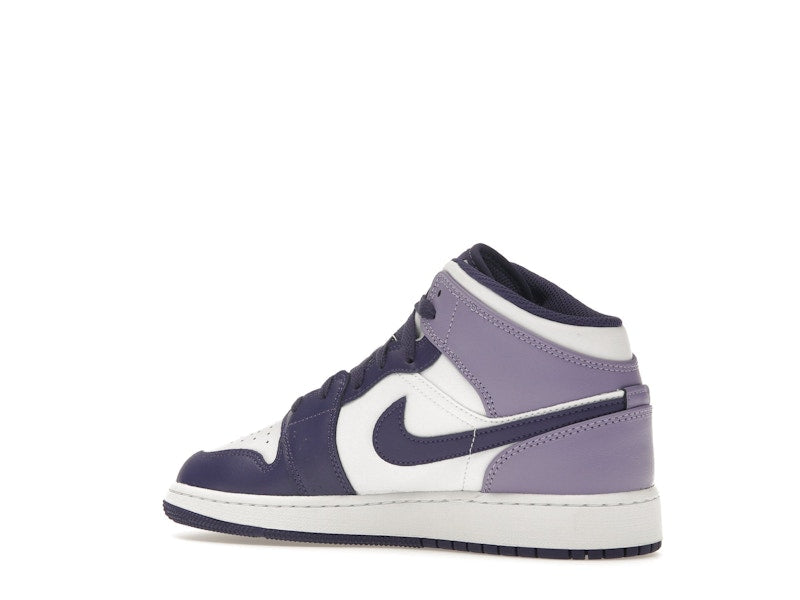 Jordan 1 Mid White Sky J Purple (GS)