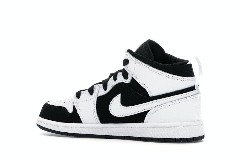 Jordan 1 Mid White Black (PS)