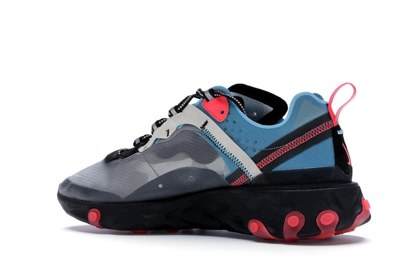Nike React Element 87 Blue Chill Solar Red
