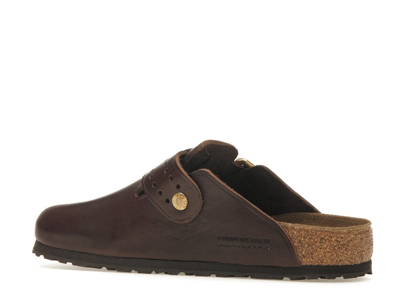 Birkenstock Boston Bold Leather Roast Brown