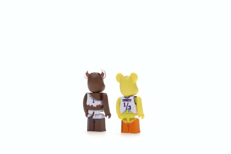 Bearbrick Space Jam Tweety & Tasmanian Devil 2 Pack 100% Multi