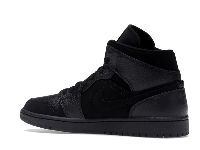 Jordan 1 Mid Black Dark Smoke Grey