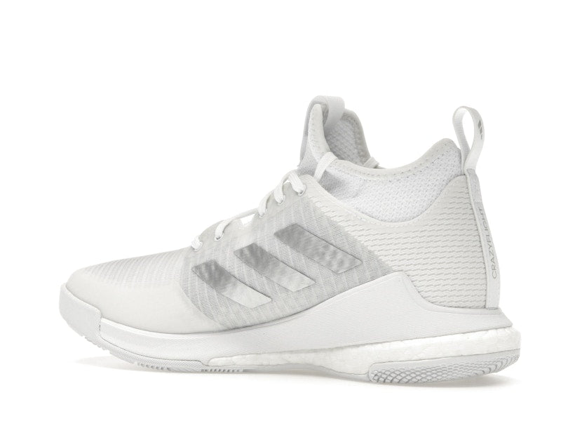 adidas Crazyflight Mid Cloud White Silver Metallic Grey (Women's)