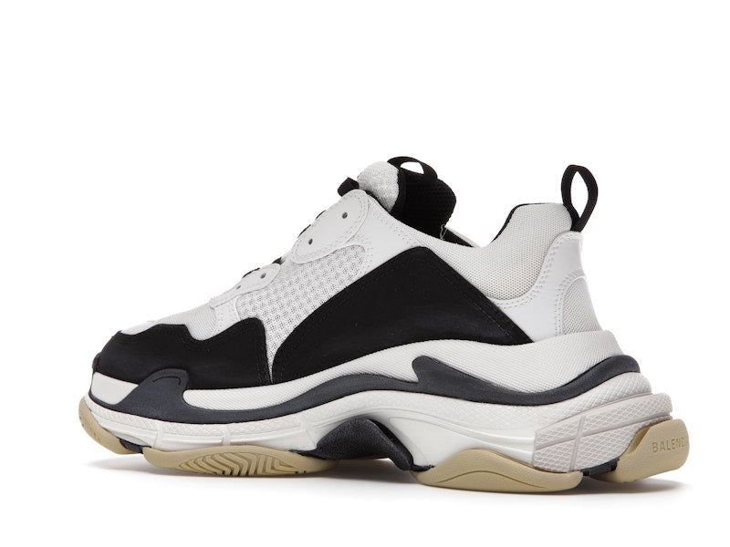 Balenciaga Triple S White Black