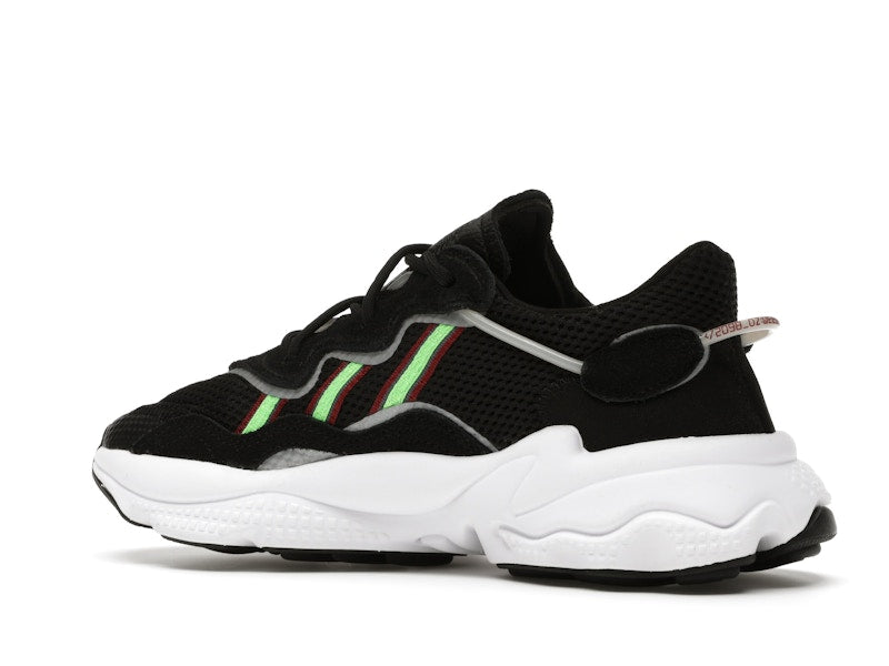 adidas Ozweego Core Black Solar Green (GS)