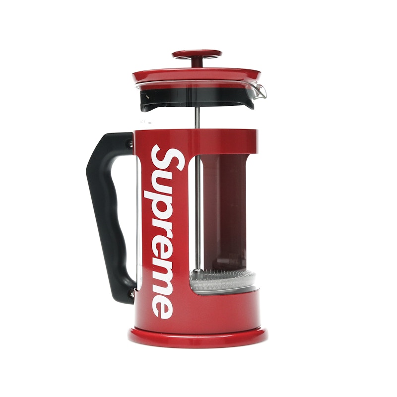 Supreme Bialetti 8-Cup French Press Red