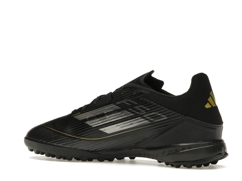 adidas F50 League Turf Core Black Iron Metallic Gold Metallic