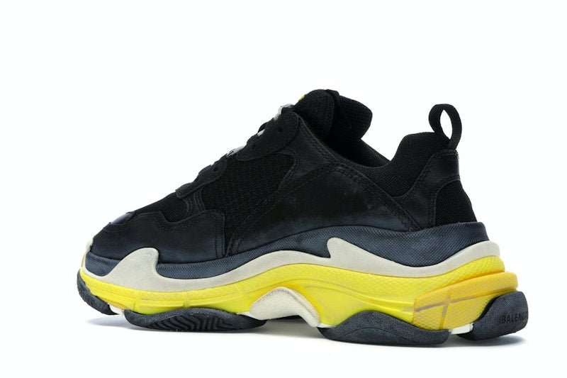 Balenciaga Triple S Black Yellow (Women's)