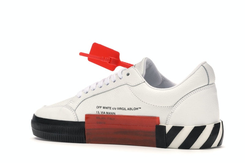 OFF-WHITE Vulc Low White Leather FW19