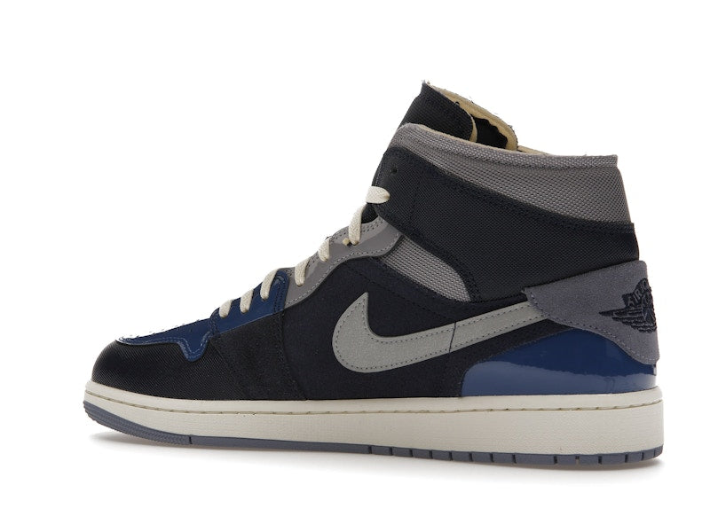 Jordan 1 Mid SE Craft Obsidian French Blue Ashen Slate White