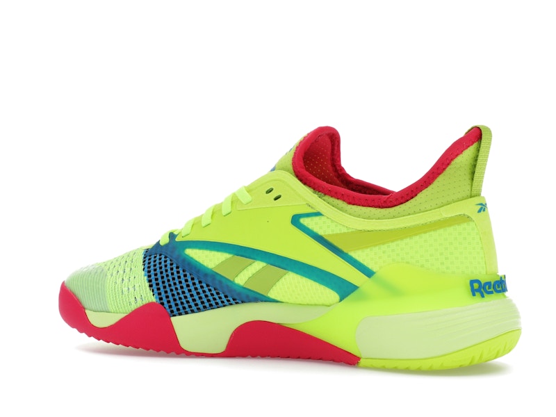 Reebok Nano Court Digital Lime Aqua Bold Pink