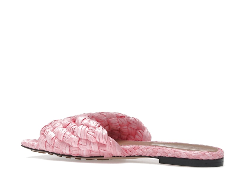 Bottega Veneta Raffia Stretch Flat Sandals Blossom (Women's)