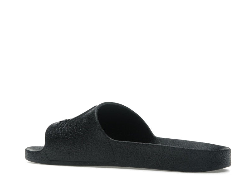 adidas Adilette Aqua Slides Core Black Logo