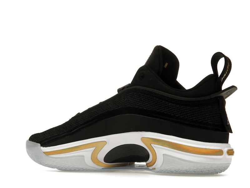 Jordan 36 Low Black Gold (Clear Sole)