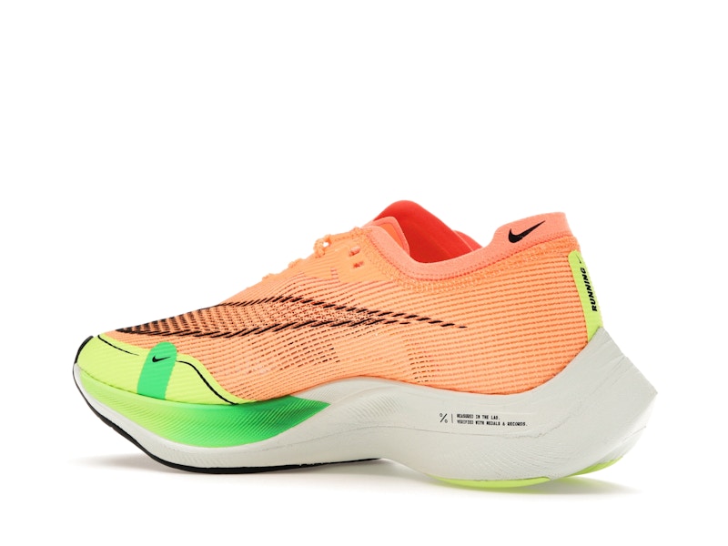 Nike ZoomX Vaporfly Next% 2 Peach Cream Green Shock (Women's)