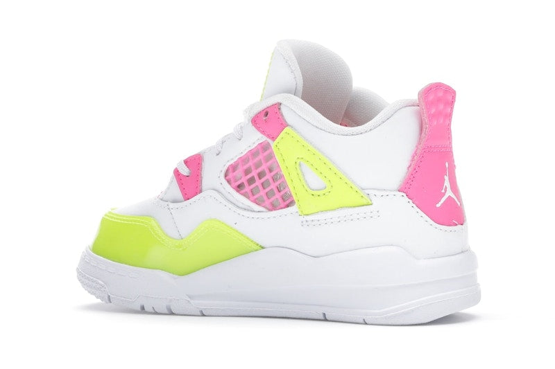 Jordan 4 Retro White Lemon Pink (TD)