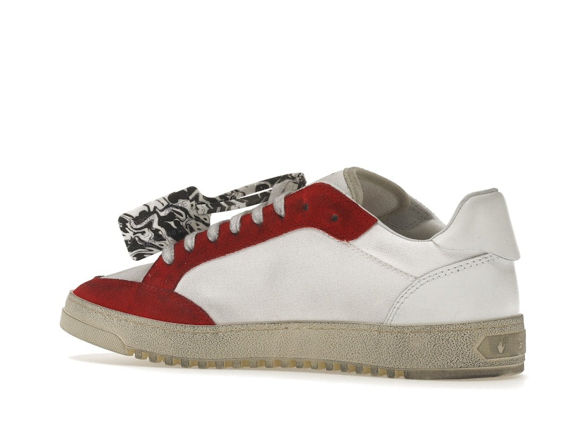 OFF-WHITE Vulcanized 5.0 Low Top White Red