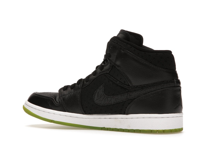 Jordan 1 Phat Black Action Green