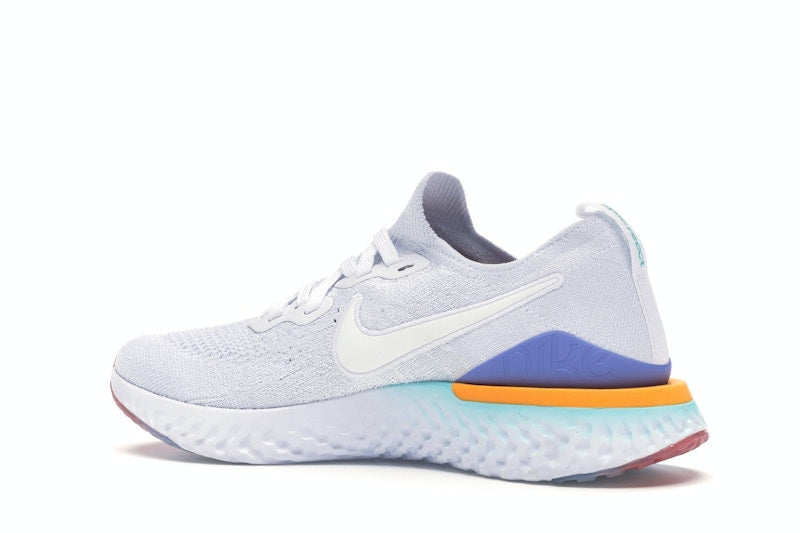 Nike Epic React Flyknit 2 White Hyper Jade Ember Glow (Women's)