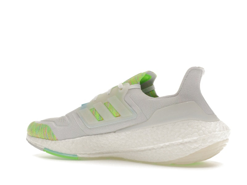 adidas Ultra Boost 22 White Bliss Blue Solar Green