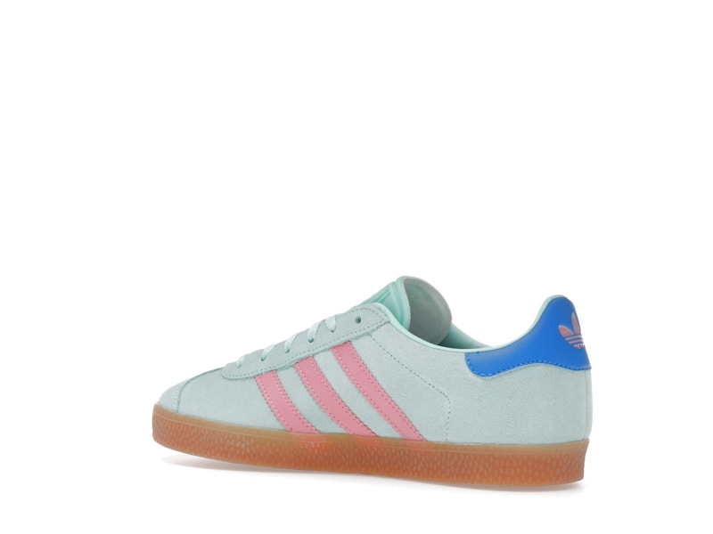 adidas Gazelle Clear Mint Bliss Pink Bright Blue (GS)
