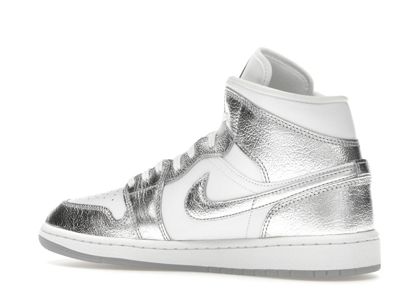 Jordan 1 Mid SE Metallic Silver (Women's)