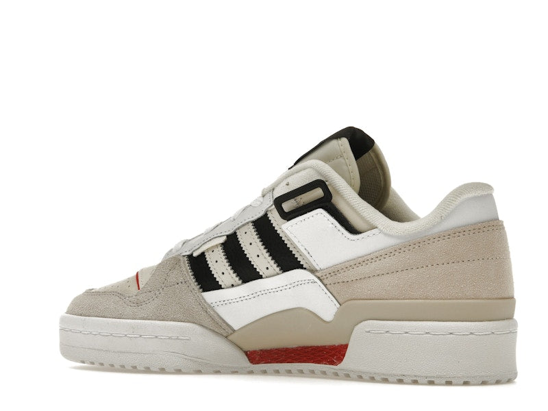 adidas Forum Exhibit Low White Vivid Red