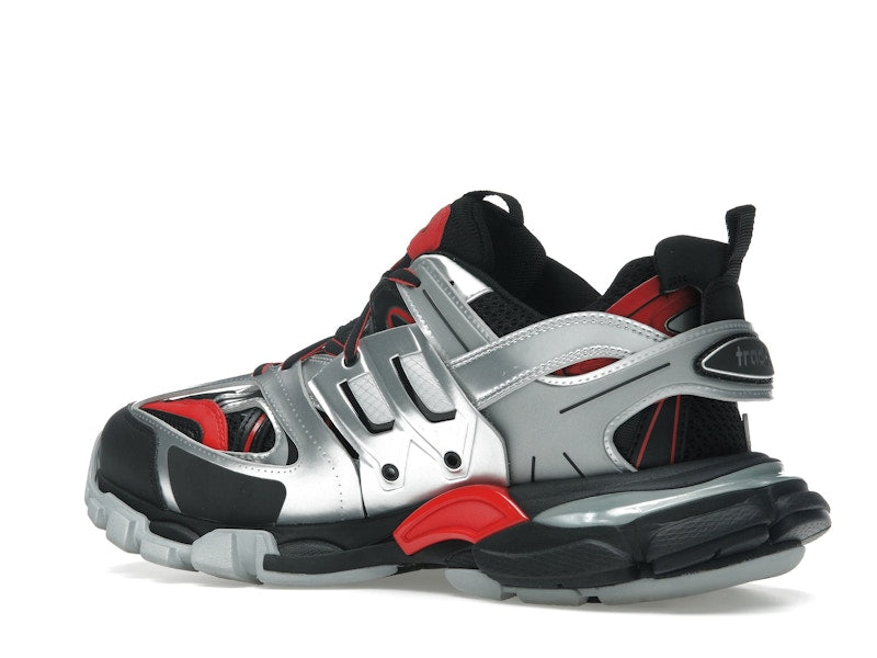Balenciaga Track Black Red White Silver