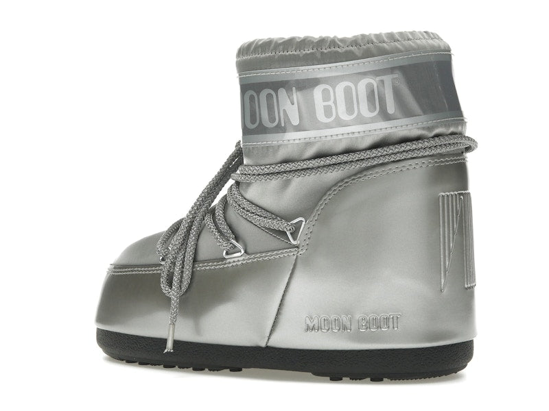 Moon Boot Icon Low Boot Glance Silver