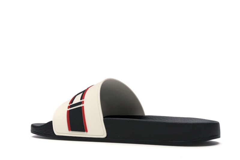 Gucci Stripe Slide White