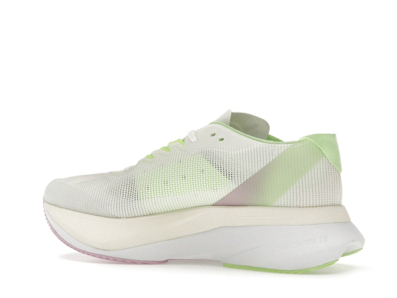 adidas Adizero Boston 12 Cloud White Core Black Green Spark