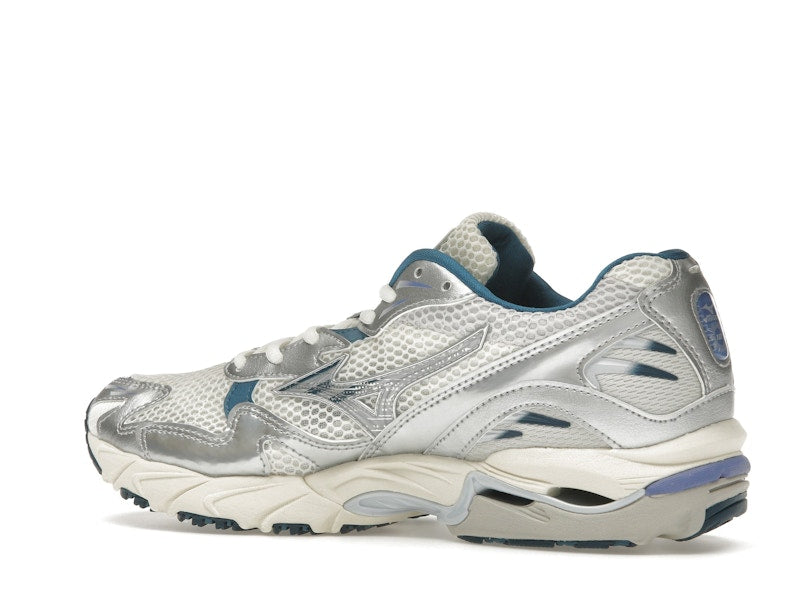 Mizuno Wave Rider 10 White Silver Blue