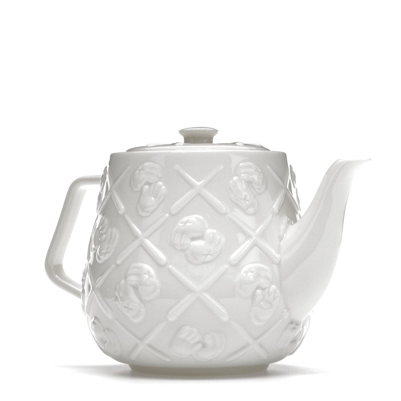 KAWS Ceramic Teapot White