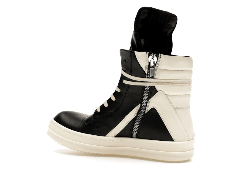 Rick Owens Luxor Geobasket Black Milk