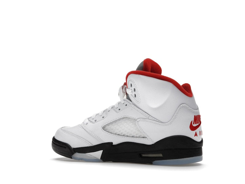 Jordan 5 Retro Fire Red Silver Tongue (2020) (GS)