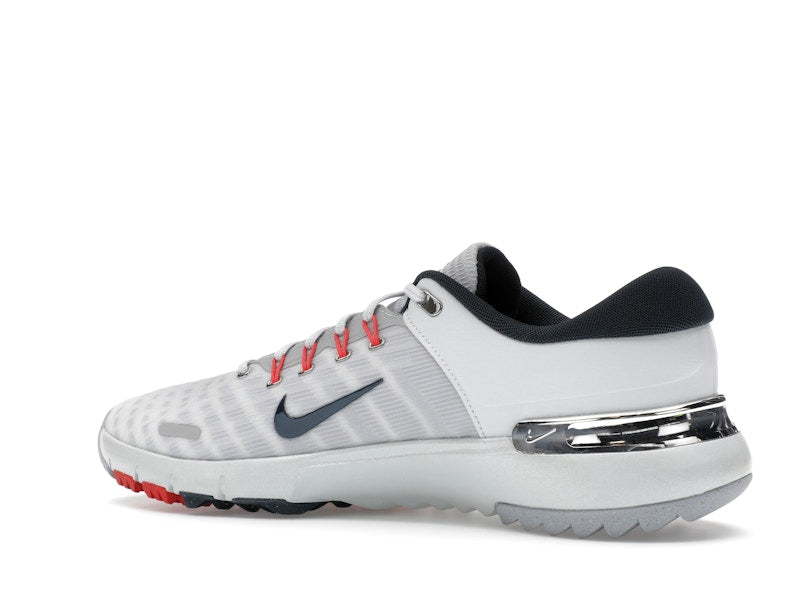 Nike Free Golf Pure Platinum Light Crimson Wolf Grey Armory Navy