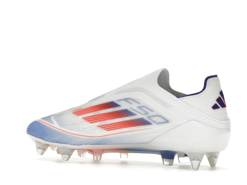 adidas F50 Elite Laceless SG Cloud White Solar Red Lucid Blue