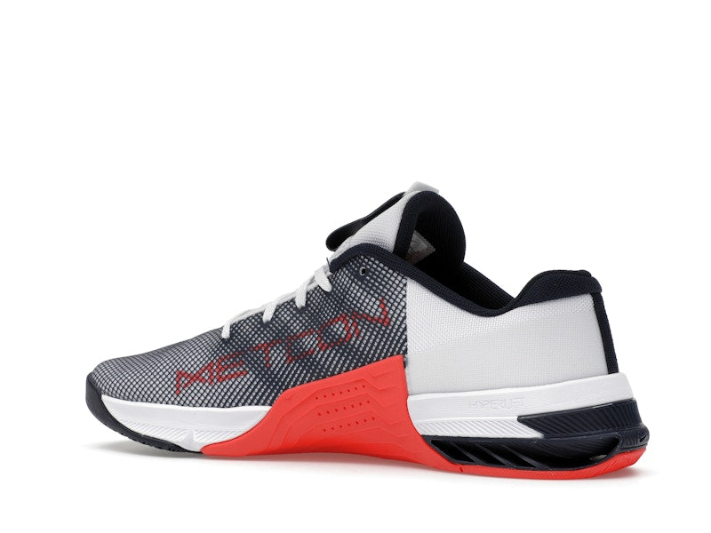 Nike Metcon 8 White Crimson Obsidian