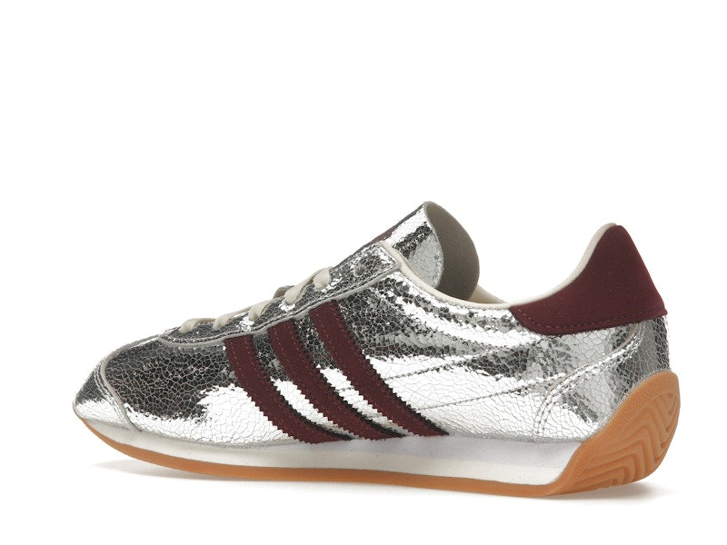 adidas Country OG Silver Metallic Maroon (Women's)